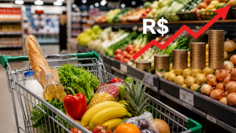 Inflação dos alimentos continua pressionando o bolso dos brasileiros em 2026